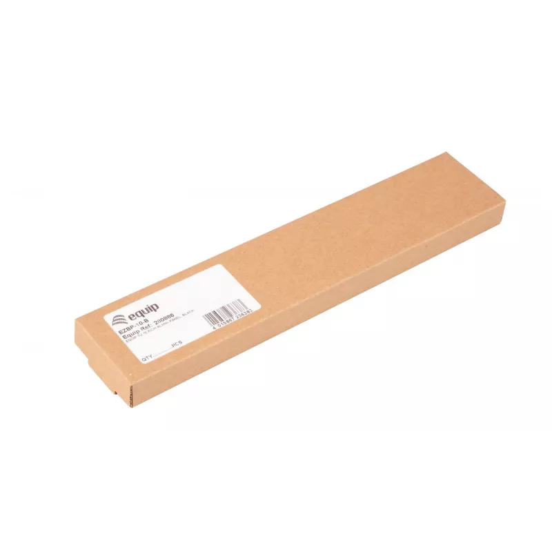Equip EZBP-10-B 10" (25,4 cm) blindpaneel voor rack, 1U, zwart