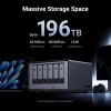 Ugreen DXP6800 Pro NAS Desktop Intel® Core™ i5 8 GB DDR5 Grijs, Zwart