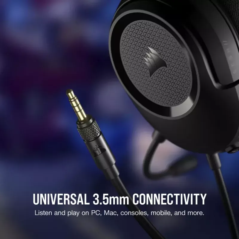 Corsair HS35 v2 bedrade gaming headset, rood