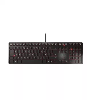 CHERRY KC 6000 slank toetsenbord universeel USB AZERTY Belgisch zwart