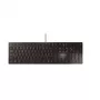 CHERRY KC 6000 slank toetsenbord universeel USB AZERTY Belgisch zwart