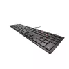 CHERRY KC 6000 slank toetsenbord universeel USB AZERTY Belgisch zwart