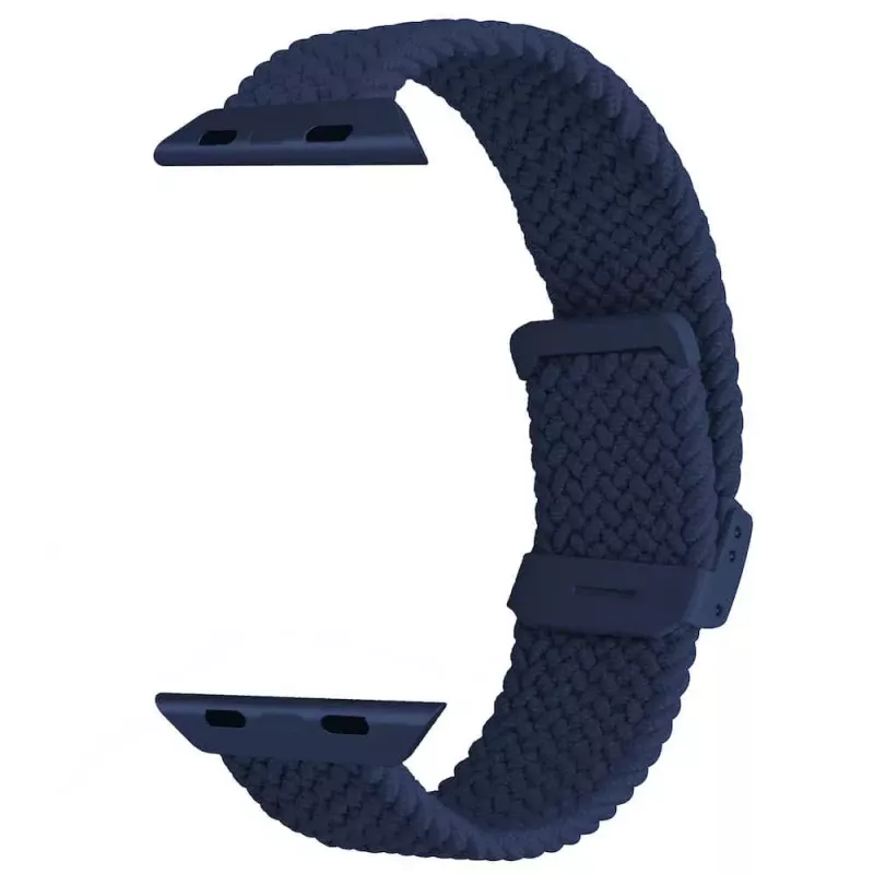 Horlogeband Apple PURO PUAW44LOOPDKBLUE stof 220 mm