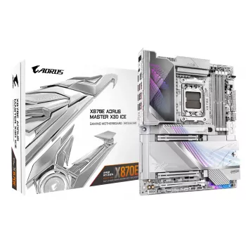 Moederbord GIGABYTE X870E AORUS MASTER X3D ICE, AMD AM5, ATX