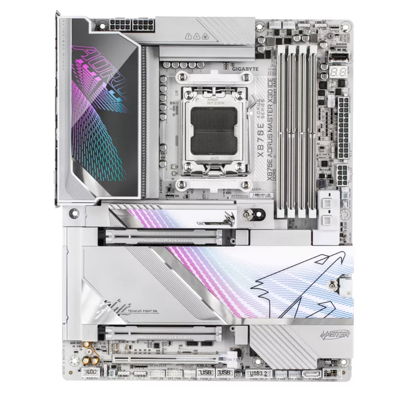 Moederbord GIGABYTE X870E AORUS MASTER X3D ICE, AMD AM5, ATX