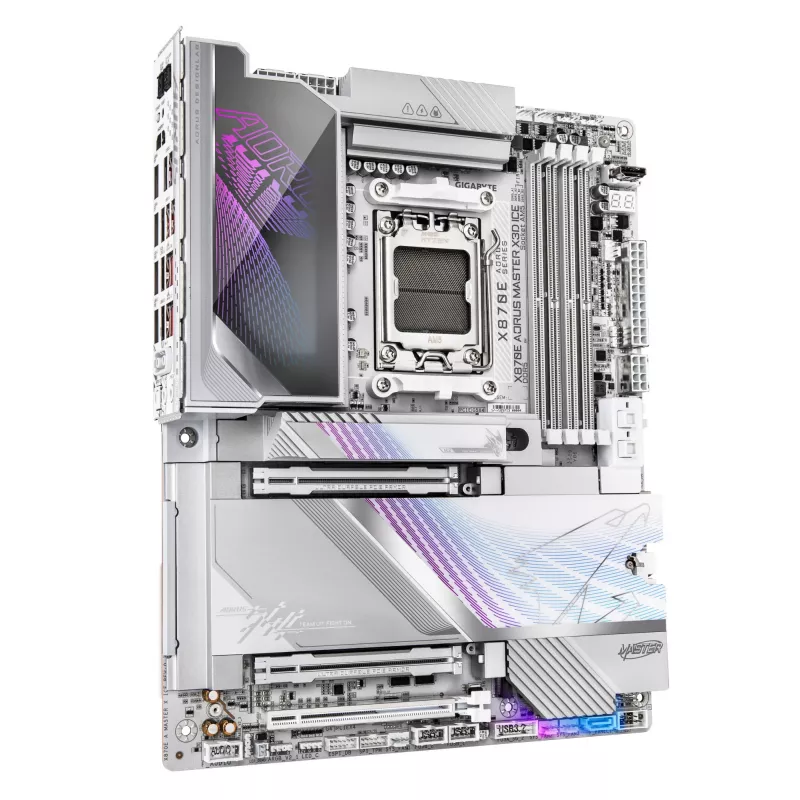 Moederbord GIGABYTE X870E AORUS MASTER X3D ICE, AMD AM5, ATX