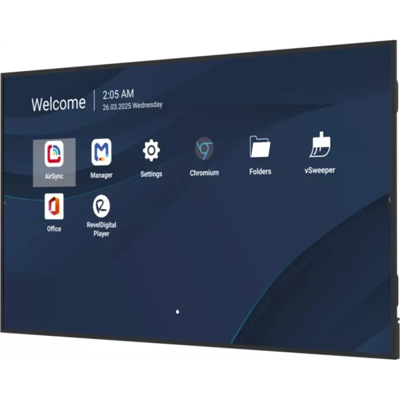Professioneel 98 inch 4K commercial display VIEWSONIC CDE9831-1C, 3840x2160, 500 cd/m², Android 14, 24/7