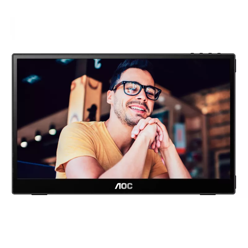 AOC 16T3EA draagbare tv/monitor zwart 39,6 cm (15,6 inch) 1920 x 1080 pixel