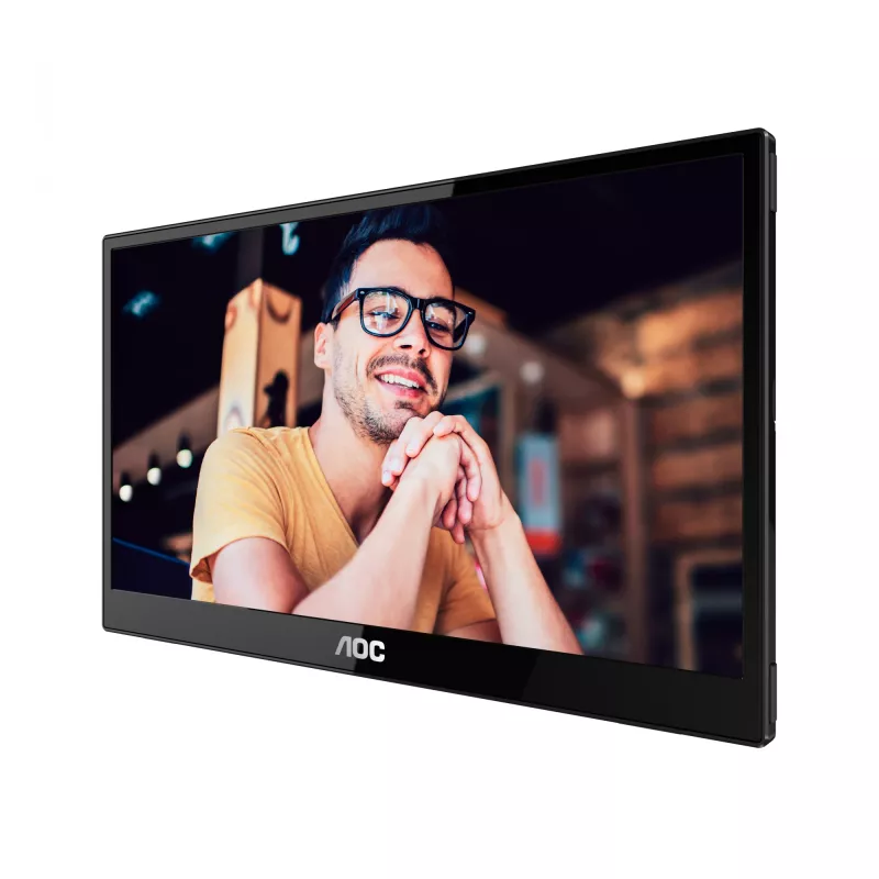 AOC 16T3EA draagbare tv/monitor zwart 39,6 cm (15,6 inch) 1920 x 1080 pixel