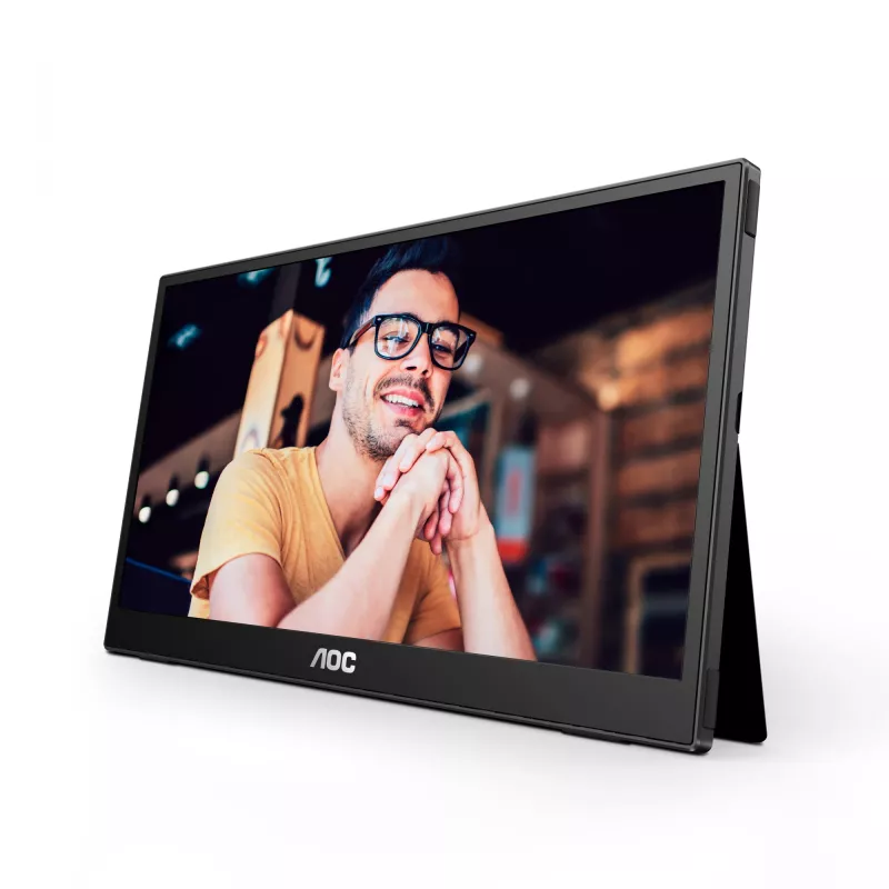 AOC 16T3EA draagbare tv/monitor zwart 39,6 cm (15,6 inch) 1920 x 1080 pixel