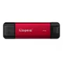 Externe SSD Kingston 1 TB Dual USB-A/USB-C Portable SSD — USB 3.2 Gen 2, lezen 1050 MB/s, schrijven 950 MB/s, zwart/rood
