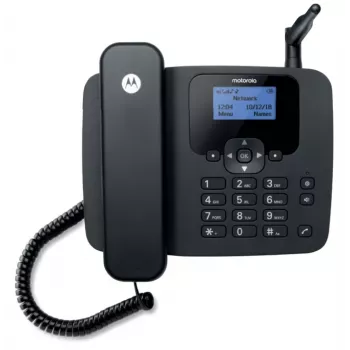 Motorola FW410L 4G-bureautelefoon, zwart