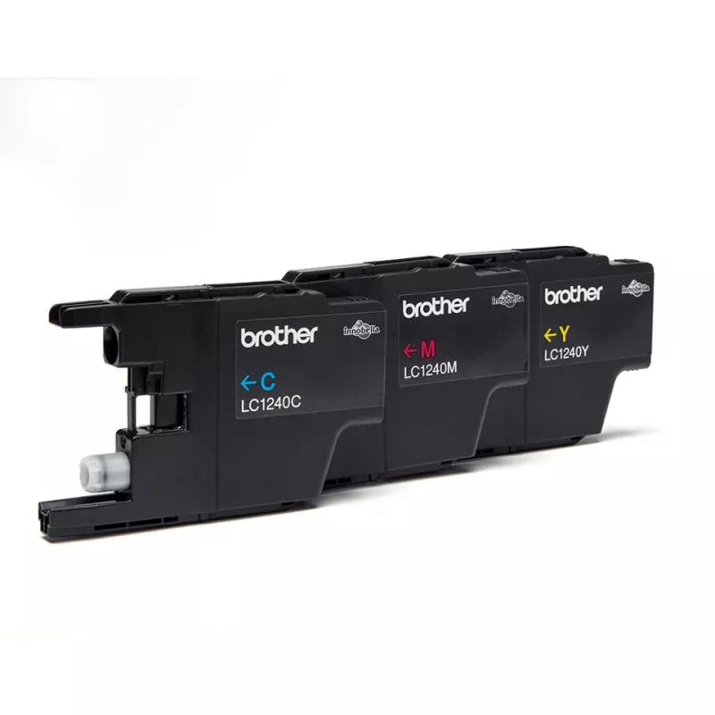 Cartridge Brother inkt LC1240RBWBP XL multipack C,M,Y