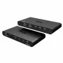 KVM-dockingstation i-tec voor 2 hosts HDMI, USB-C host-interface, PD 2×100W, 4K@60Hz, 2×USB-A