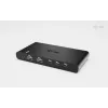 KVM-dockingstation i-tec voor 2 hosts HDMI, USB-C host-interface, PD 2×100W, 4K@60Hz, 2×USB-A