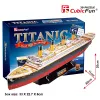 CubicFun T4011H Titanic Big 3D-puzzel, 113 stukjes