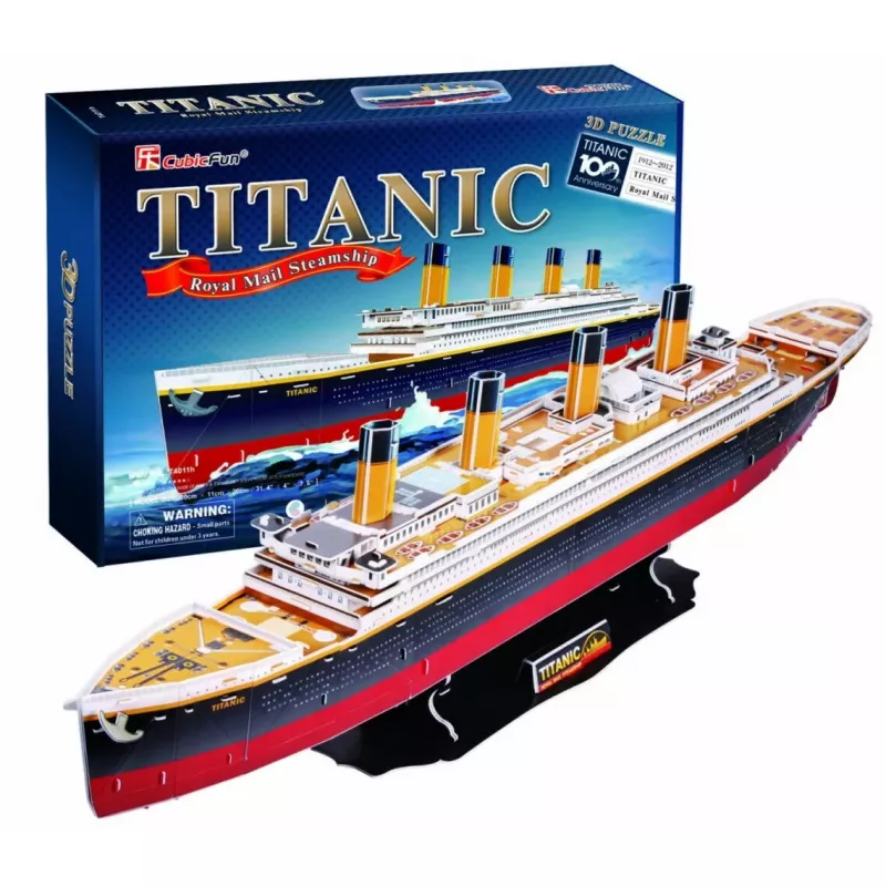 CubicFun T4011H Titanic Big 3D-puzzel, 113 stukjes