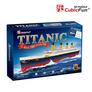 3D-puzzel Cubicfun Titanic Big T4011H — 1024 stukjes, schaalmodel schip