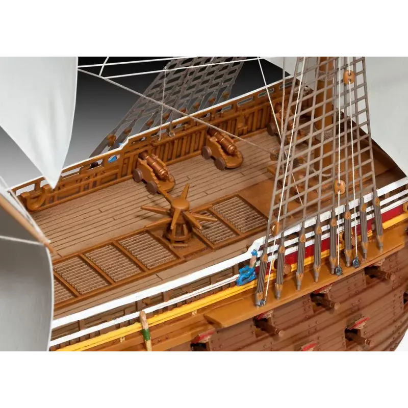 Revell 05414 Zweeds koninklijk schip VASA bouwpakket, 1:150, kunststof, lengte 45,5 cm
