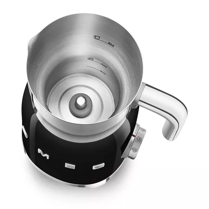 Melkopschuimer/-warmer Smeg MFF11BLEU automatisch zwart 500W