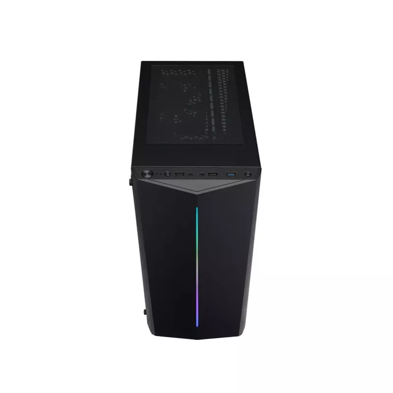FSP CMT151 Midi Tower-pc-behuizing, zwart