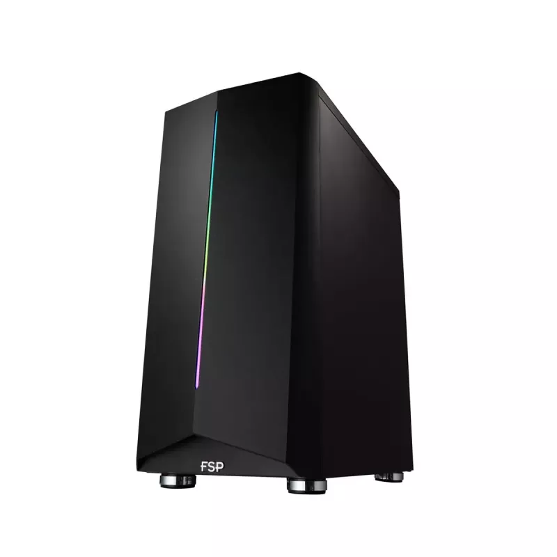 FSP CMT151 Midi Tower-pc-behuizing, zwart