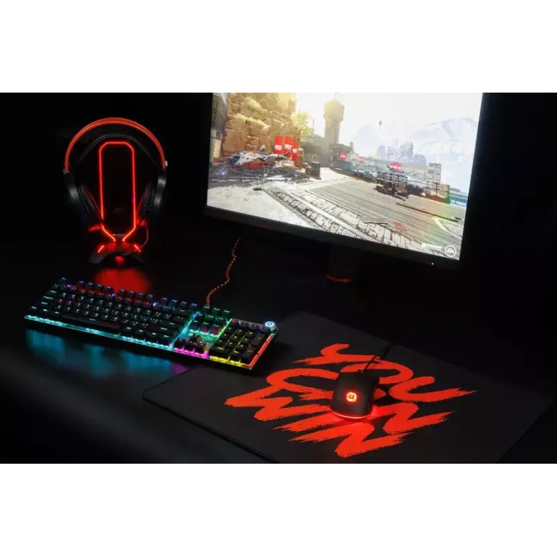 Muis Canyon Gaming Accepter RGB-achtergrondverlichting CND-SGM211 USB