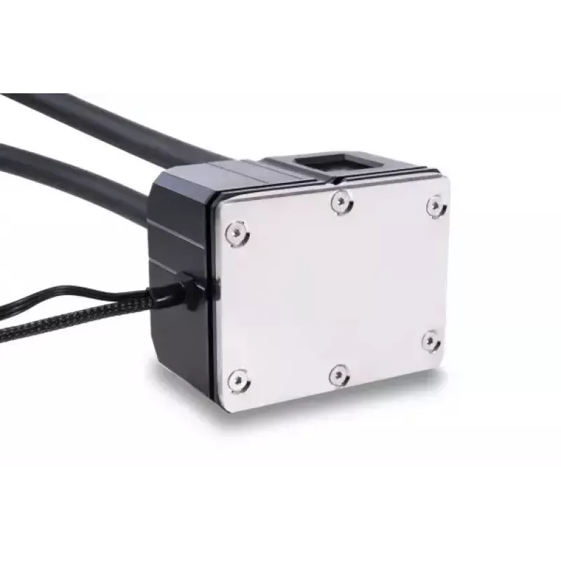 Vloeistofkoelingsset Alphacool Pro Aurora 420 CPU AIO 14 cm zwart wit