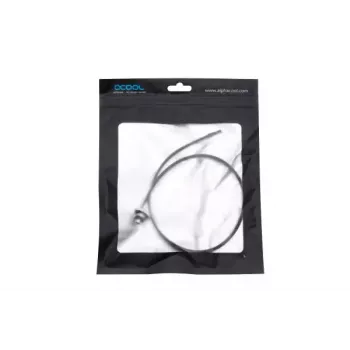 Temperatuursensor Alphacool 17597 messing zwart chroom 18mm 17mm