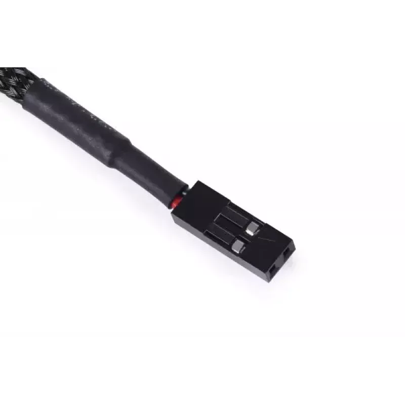 Temperatuursensor Alphacool 17597 messing zwart chroom 18mm 17mm