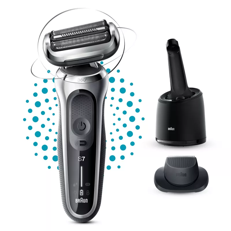 Foliestripper Braun Series 7 71-S7200c zwart zilver lithium-ion 50 min
