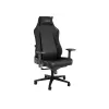 Gevoerde stoel GENESIS NITRO 890 G2 gevoelde rugleuning zwart hoogte 127-134 cm