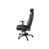 Gevoerde stoel GENESIS NITRO 890 G2 gevoelde rugleuning zwart hoogte 127-134 cm