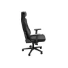 Gevoerde stoel GENESIS NITRO 890 G2 gevoelde rugleuning zwart hoogte 127-134 cm