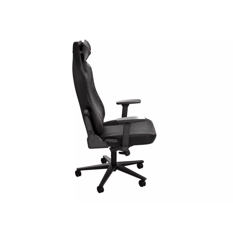 Gevoerde stoel GENESIS NITRO 890 G2 gevoelde rugleuning zwart hoogte 127-134 cm