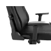 Gevoerde stoel GENESIS NITRO 890 G2 gevoelde rugleuning zwart hoogte 127-134 cm