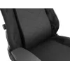 Gevoerde stoel GENESIS NITRO 890 G2 gevoelde rugleuning zwart hoogte 127-134 cm
