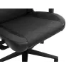 Gevoerde stoel GENESIS NITRO 890 G2 gevoelde rugleuning zwart hoogte 127-134 cm