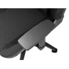 Gevoerde stoel GENESIS NITRO 890 G2 gevoelde rugleuning zwart hoogte 127-134 cm