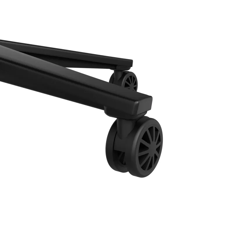 Gevoerde stoel GENESIS NITRO 890 G2 gevoelde rugleuning zwart hoogte 127-134 cm