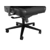 Gevoerde stoel GENESIS NITRO 890 G2 gevoelde rugleuning zwart hoogte 127-134 cm