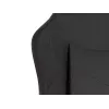 Gevoerde stoel GENESIS NITRO 890 G2 gevoelde rugleuning zwart hoogte 127-134 cm