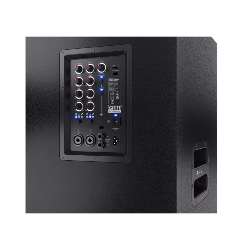 Sharp CP-LS200 draagbare/feestluidspreker zwart 200 W
