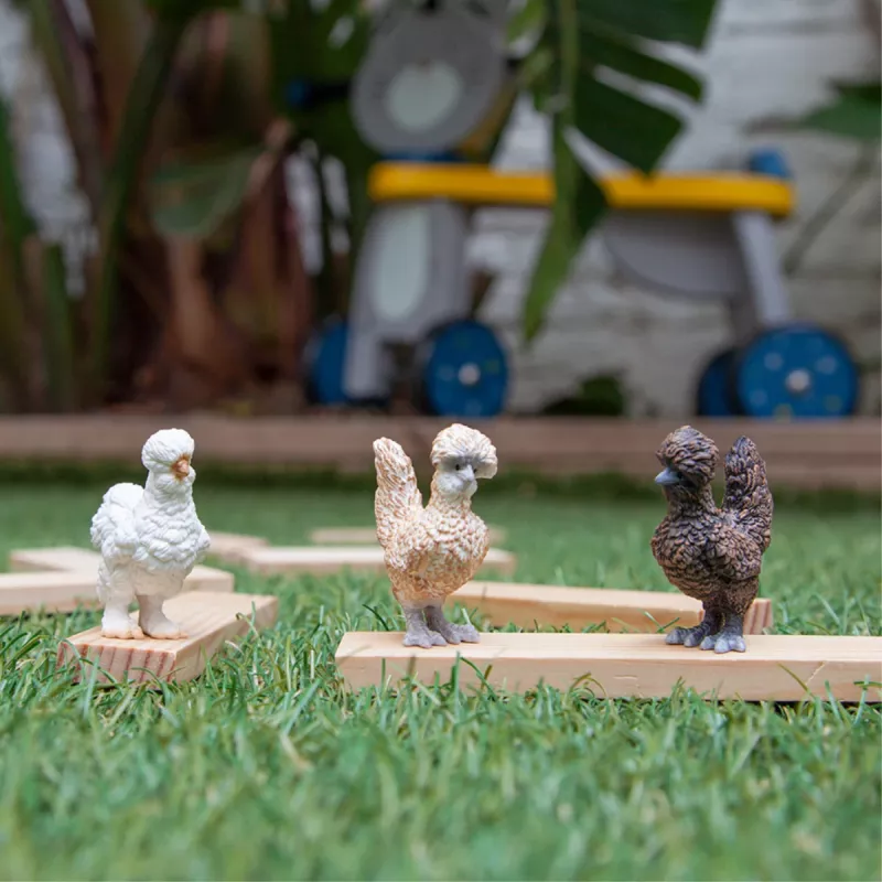 Speelfiguren Schleich FARM WORLD Hühnerfreunde veelkleurig 42574