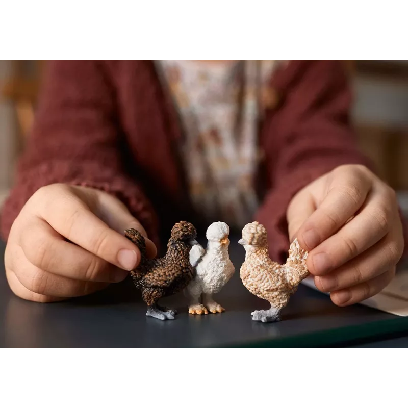 Speelfiguren Schleich FARM WORLD Hühnerfreunde veelkleurig 42574
