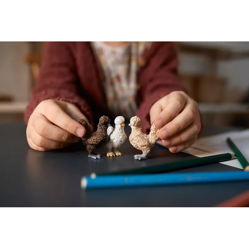 Speelfiguren Schleich FARM WORLD Hühnerfreunde veelkleurig 42574