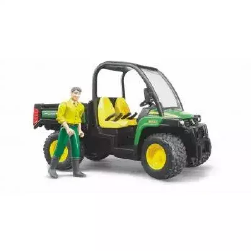 Speelgoedvoertuig BRUDER John Deere Gator XUV 855D met bestuurder