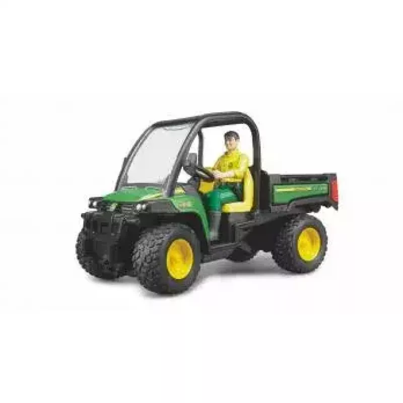 Speelgoedvoertuig BRUDER John Deere Gator XUV 855D met bestuurder