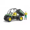 Speelgoedvoertuig BRUDER John Deere Gator XUV 855D met bestuurder