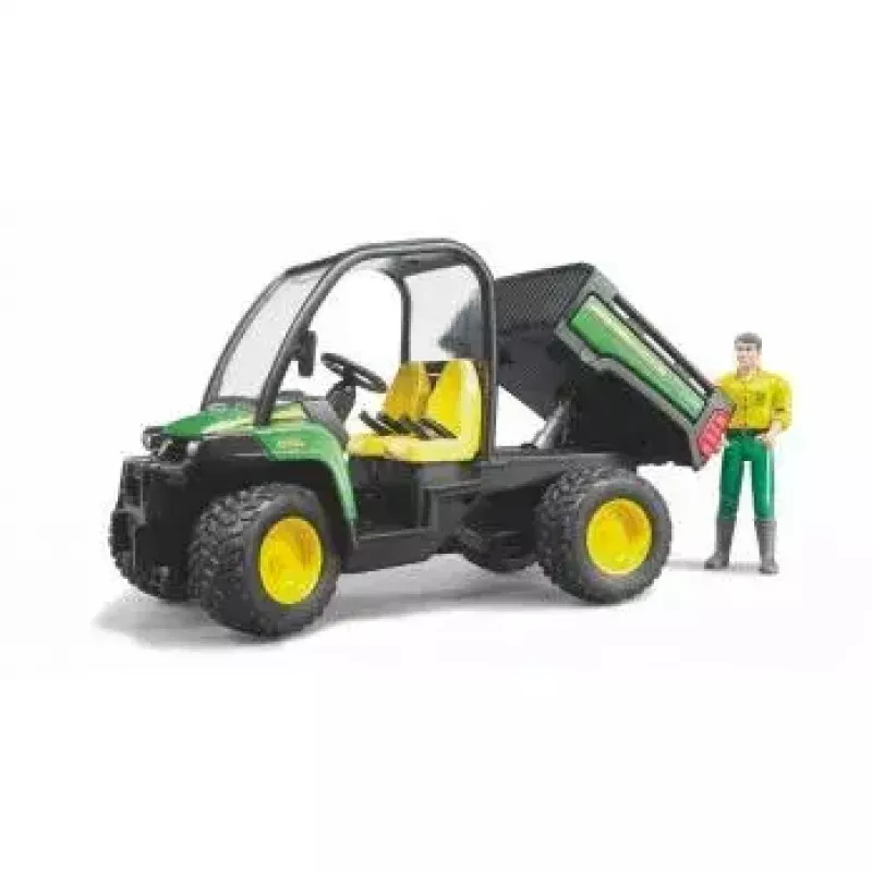 Speelgoedvoertuig BRUDER John Deere Gator XUV 855D met bestuurder